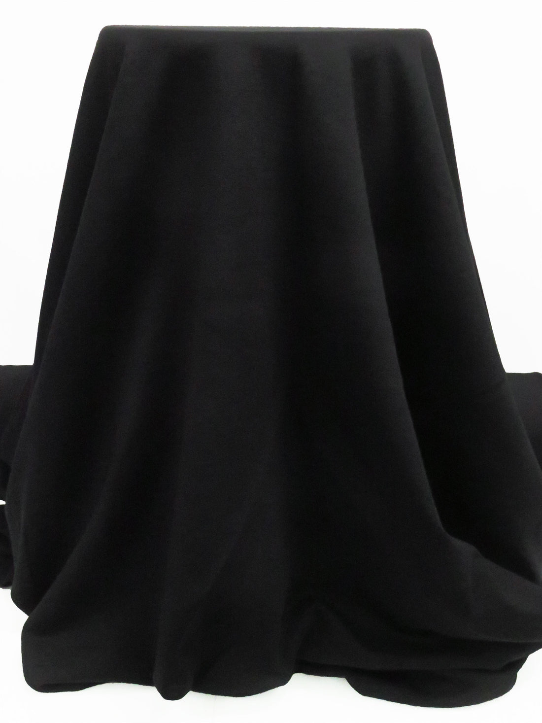 Crow Black 100% Cotton French Terry Knit 68W