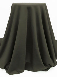Muted Woodland Brown 100% Cotton French Terry Knit 64W