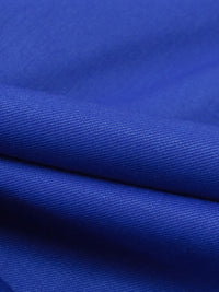 Royal Azure Polyester/Wool Gabardine Suiting - Fabian Couture - 60W