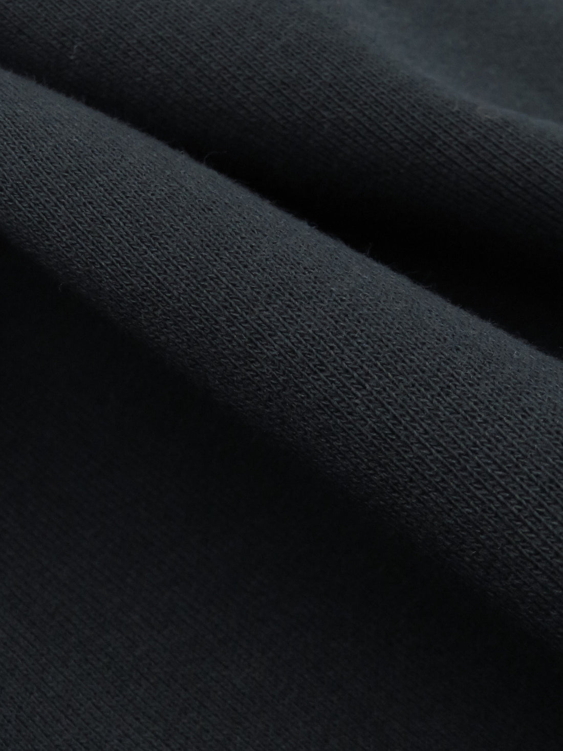 Muted Midnight Navy 100% Cotton French Terry Knit 64W