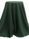 Forest Green Polyester/Wool Gabardine Suiting - Fabian Couture - 58W