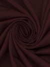 Bordeaux Polyester/Wool Gabardine Suiting - Fabian Couture - 60W