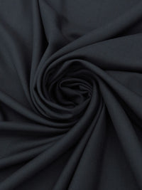 Dark Navy Polyester/Wool Gabardine Suiting - Fabian Couture - 62W