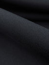 Dark Navy Polyester/Wool Gabardine Suiting - Fabian Couture - 62W