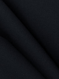 Midnight Navy Cotton/Polyester Twill - Fabian Couture - 58W