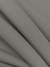 Fieldstone Gray 100% Polyester Twill Gabardine Suiting - Fabian Couture - 60W