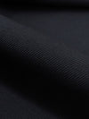 Muted Midnight Navy Polyester/Wool Gabardine Suiting - Fabian Couture - 60W