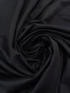 Black Polyester/Lycra Soft Activewear Knit - Made In Portugal - 56W