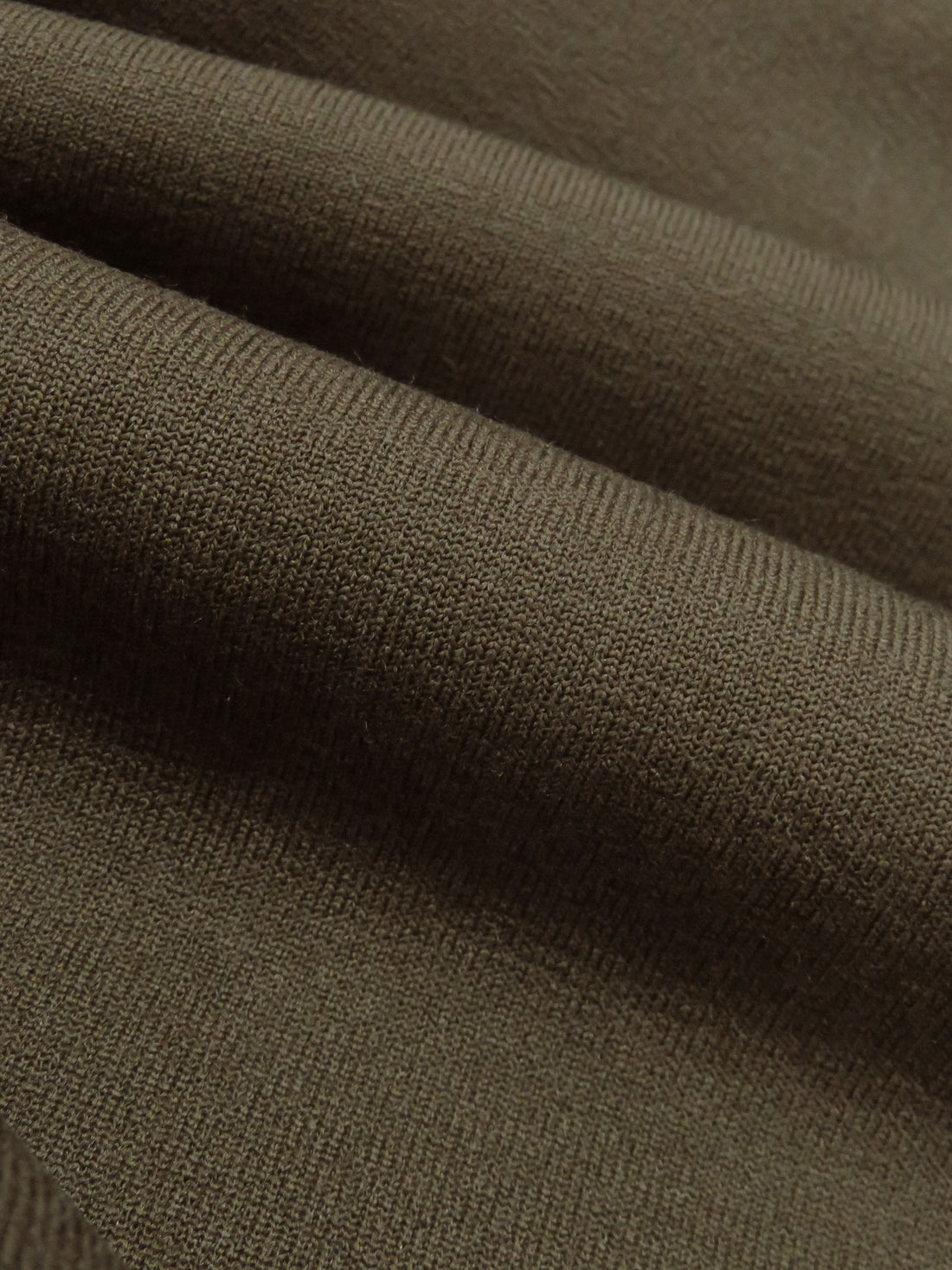 Cedar Brown Polyester/Nylon/Spandex Power Stretch Sweatshirt Fleece - Polartec - 68W
