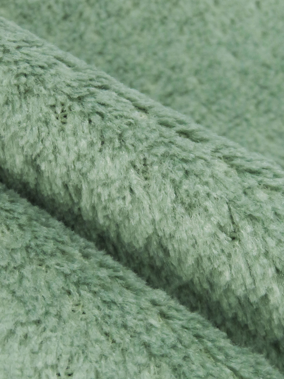 Sage 100% Polyester Check Weave High Loft Fleece - Polartec - 64W