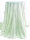 Pale Mint 100% Rayon Sheer Wide Rib Knit 50W