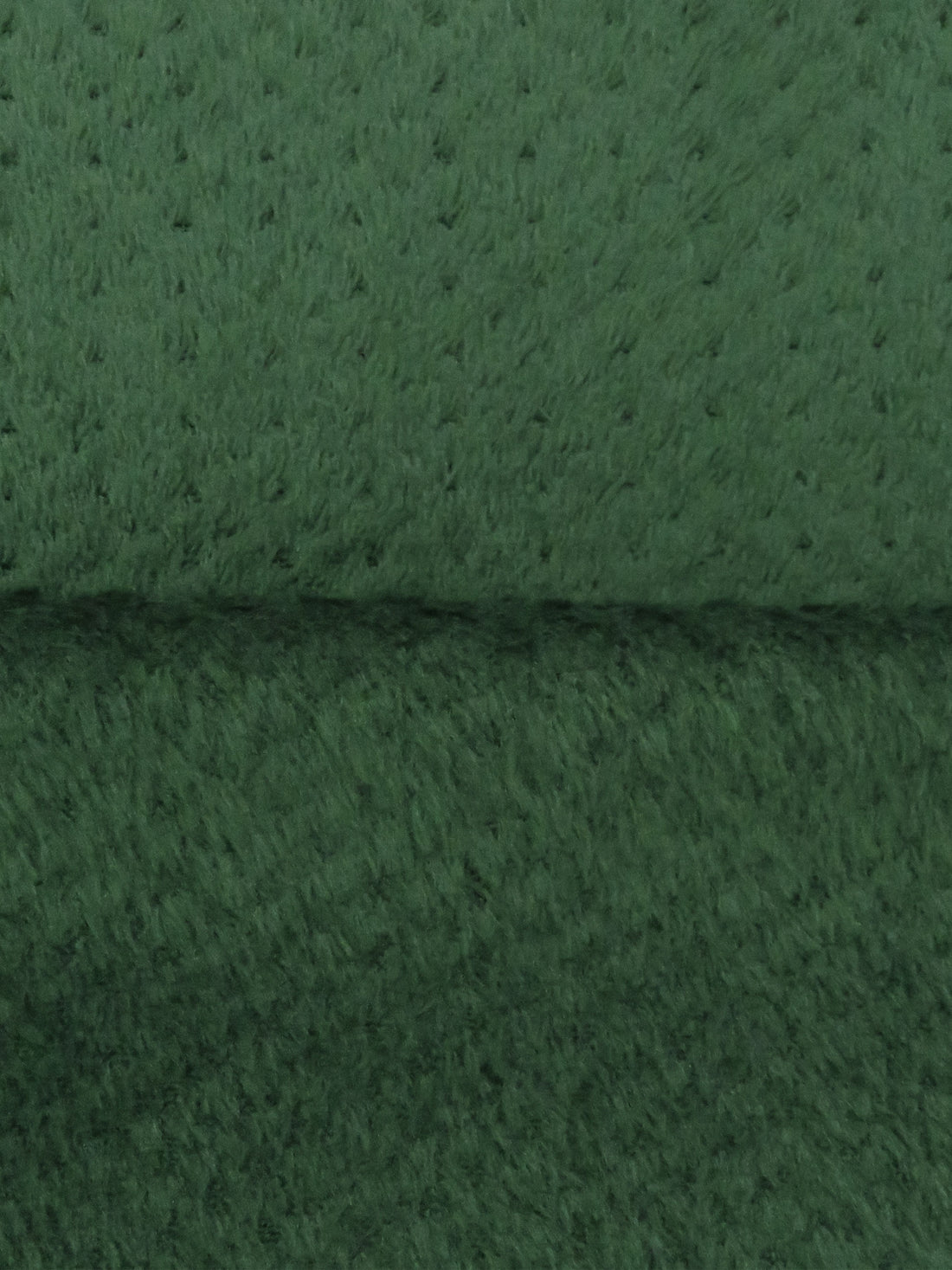 Forest Green 100% Polyester Check Weave High Loft Fleece - Polartec - 62W