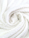 Marshmallow 100% Polyester Check Weave High Loft Fleece - Polartec - 66W