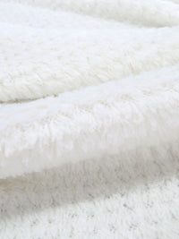 Marshmallow 100% Polyester Check Weave High Loft Fleece - Polartec - 66W