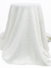 Marshmallow 100% Polyester Check Weave High Loft Fleece - Polartec - 66W