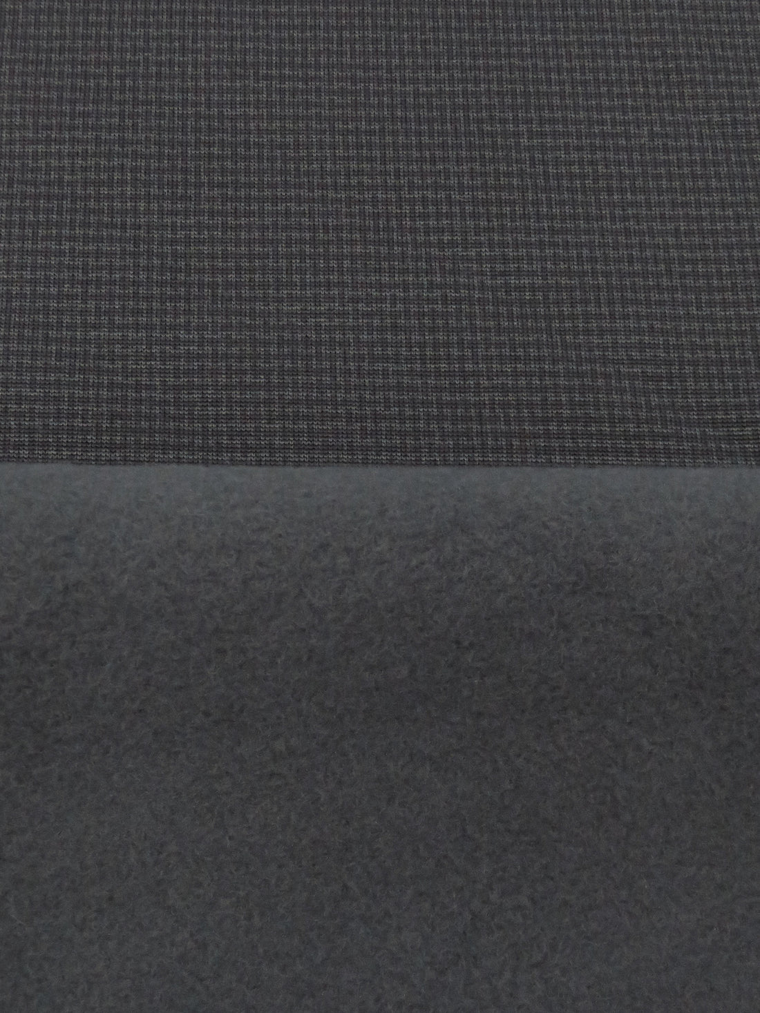 Sterling Gray/Dark Iron Gray Polyester/Lycra Micro Basketweave Print Wind Pro Stretch Knit - Polartec - 52W
