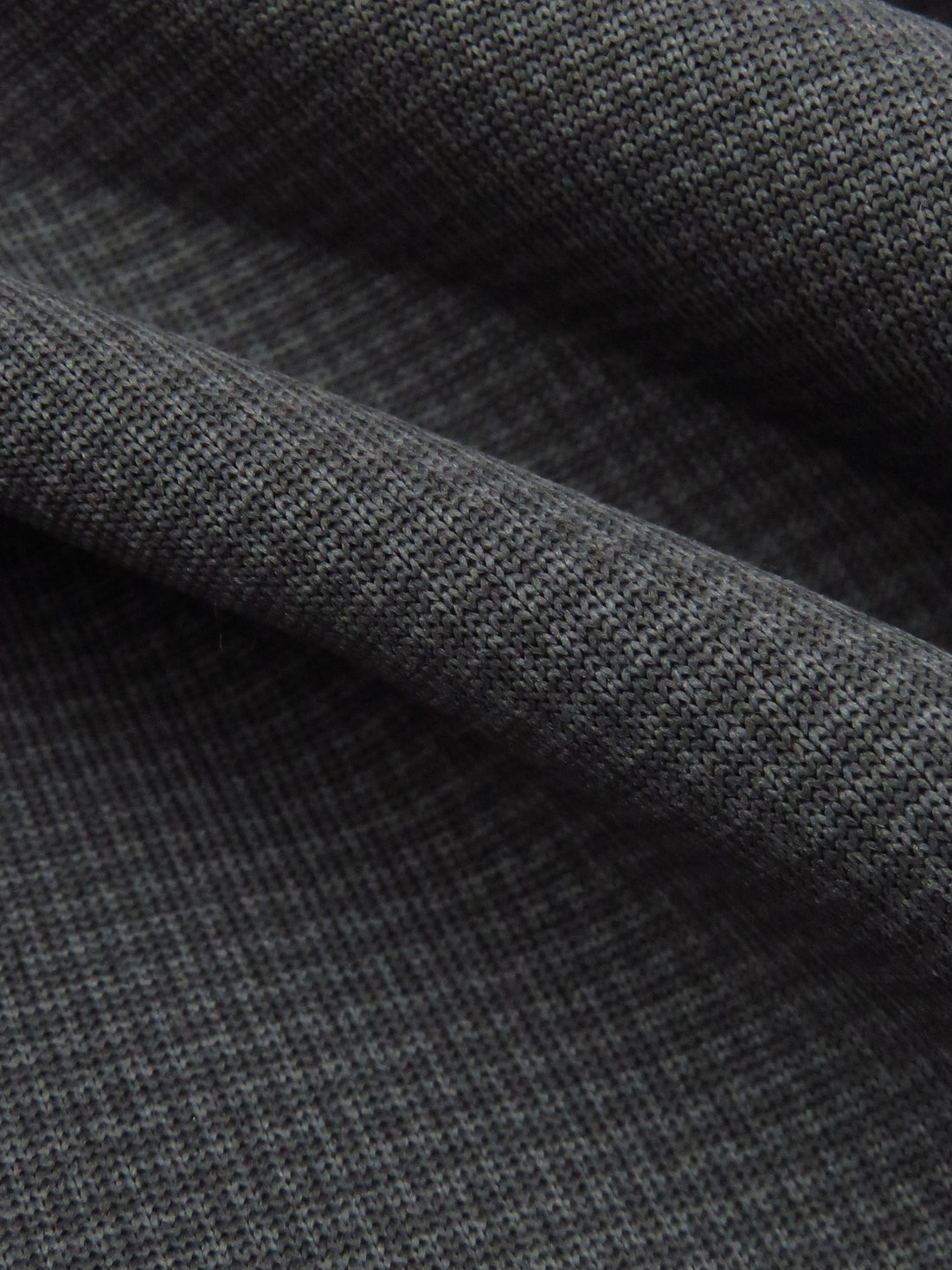 Sterling Gray/Dark Iron Gray Polyester/Lycra Micro Basketweave Print Wind Pro Stretch Knit - Polartec - 52W