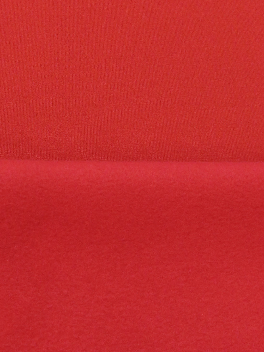 Scarlet/Cherry Red Polyester/Nylon/Spandex Power Stretch Sweatshirt Fleece - Polartec - 52W