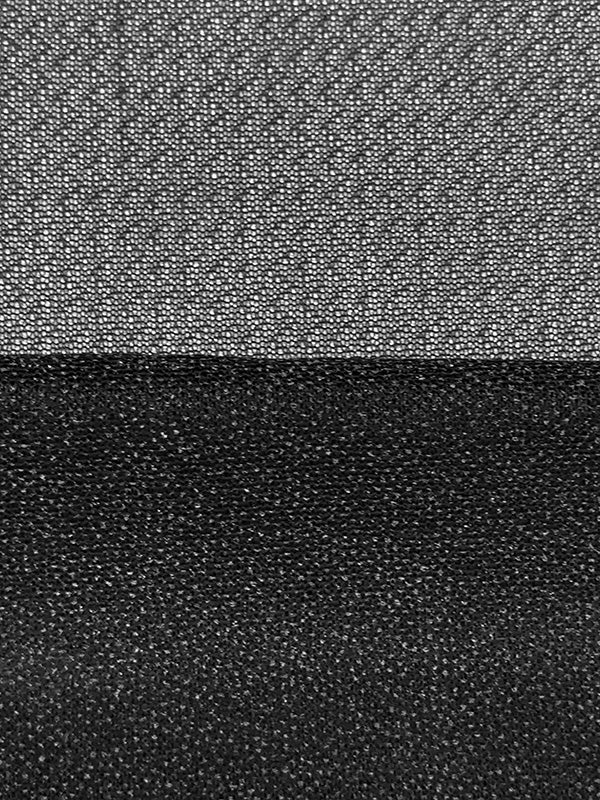 Black 100% Polyester Fusible Knit Interfacing 60W