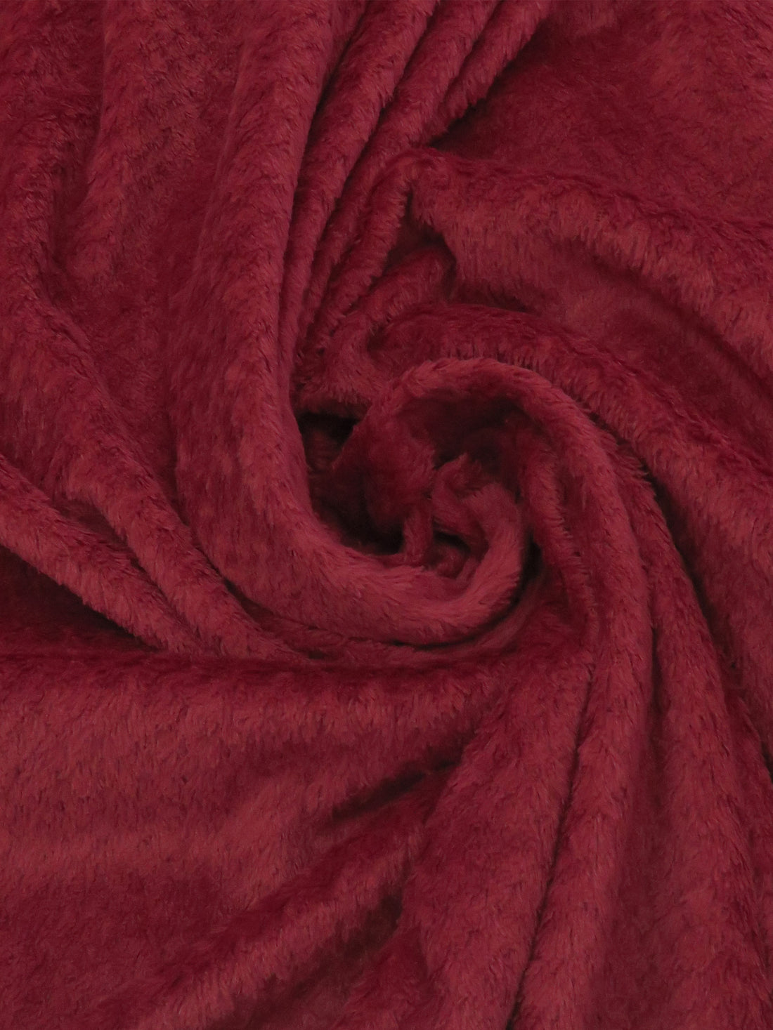 Claret 100% Polyester Check Weave High Loft Fleece - Polartec - 62W