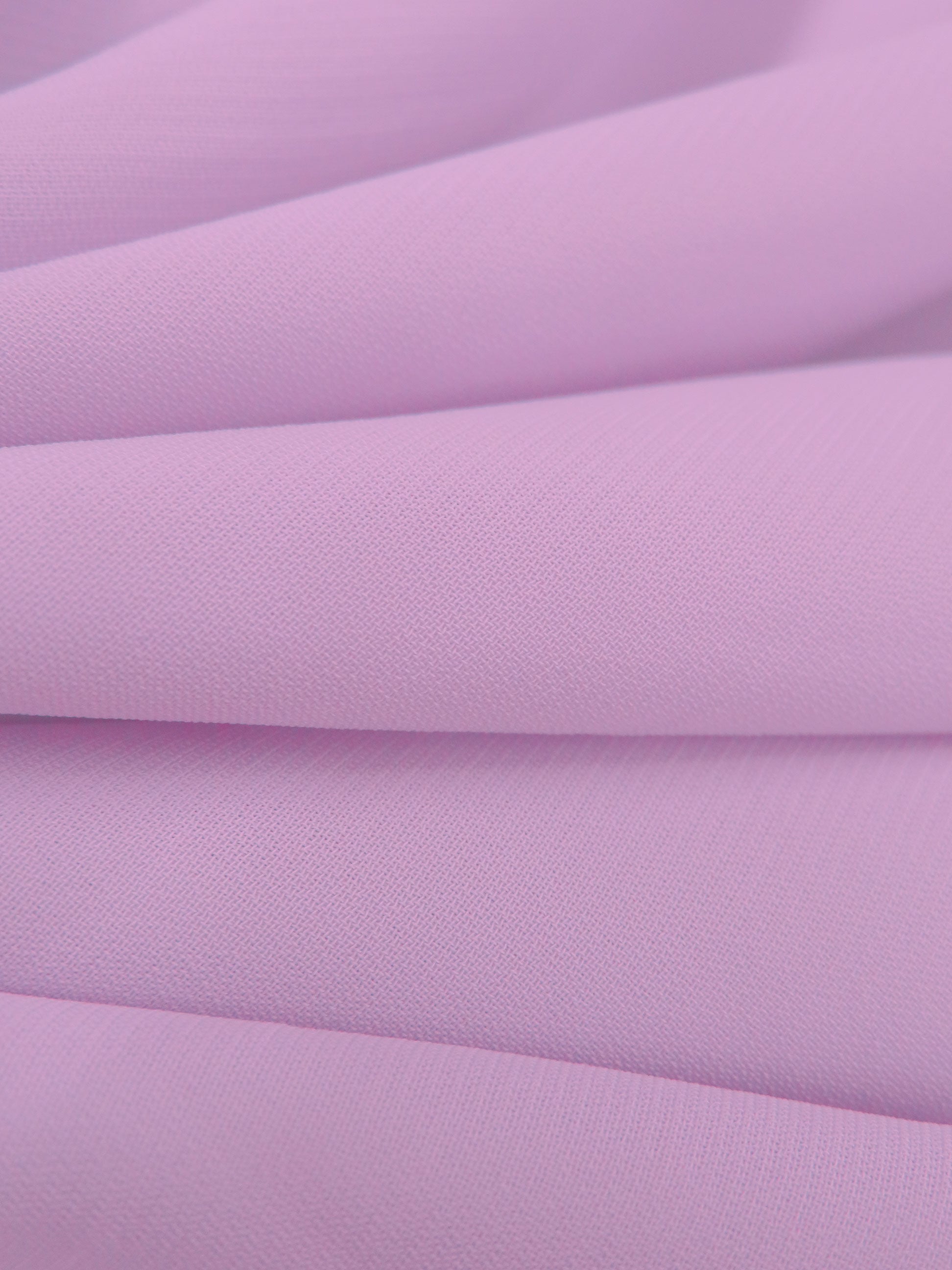 Lilac 100% Polyester Crepe de Chine - NY Designer - 58W