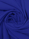 Samsung Blue 100% Polyester Micro Twill Blouse Weight Woven - NY Designer - 58W