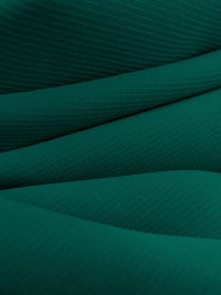 Dark Peacock Green 100% Polyester Micro Twill Blouse Weight Woven - NY Designer - 58W