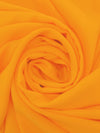 Vivid Marigold 100% Polyester Micro Twill Blouse Weight Woven - NY Designer - 58W