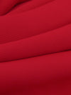 Spartan Red 100% Polyester Micro Twill Blouse Weight Woven - NY Designer - 58W