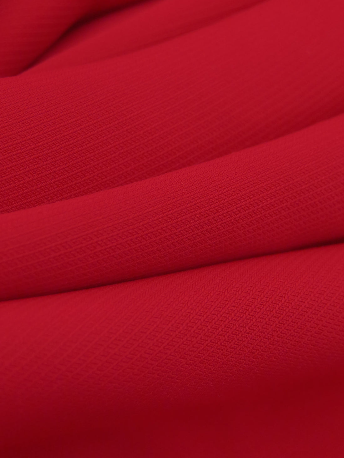 Spartan Red 100% Polyester Micro Twill Blouse Weight Woven - NY Designer - 58W