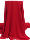 Spartan Red 100% Polyester Micro Twill Blouse Weight Woven - NY Designer - 58W