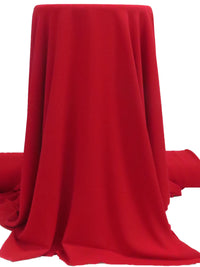 Spartan Red 100% Polyester Micro Twill Blouse Weight Woven - NY Designer - 58W