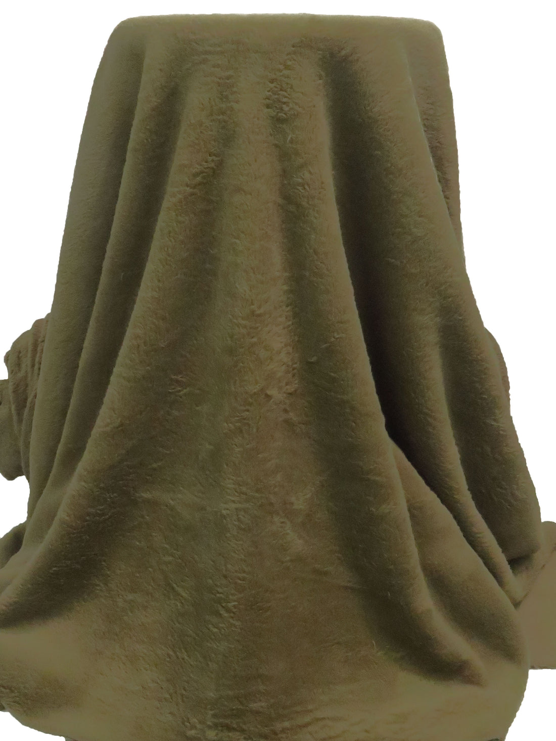 Kelp Green 100% Polyester High Loft Fleece - Polartec - 56W