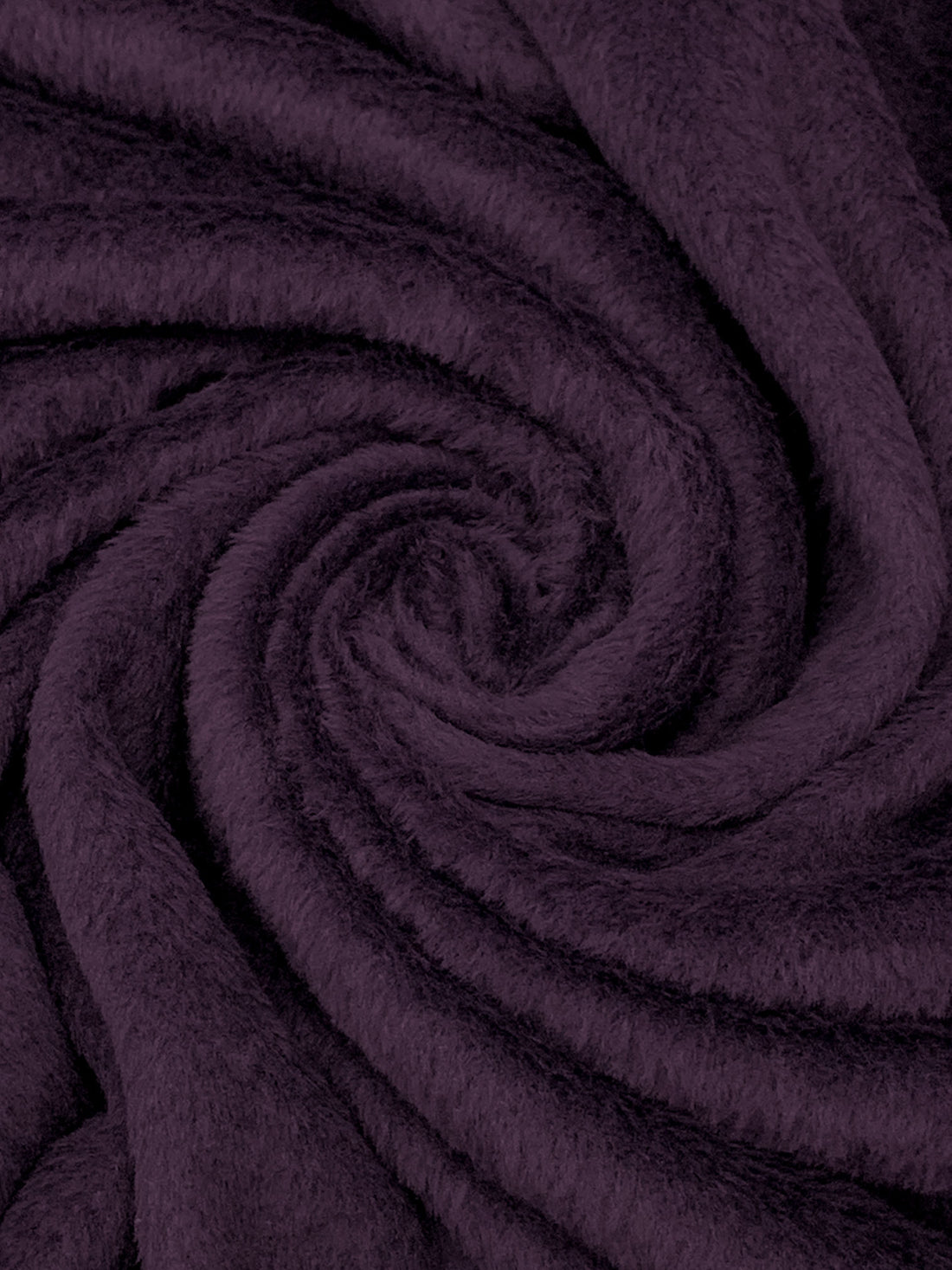 Dark Byzantium 100% Polyester High Loft Fleece - Polartec - 56W