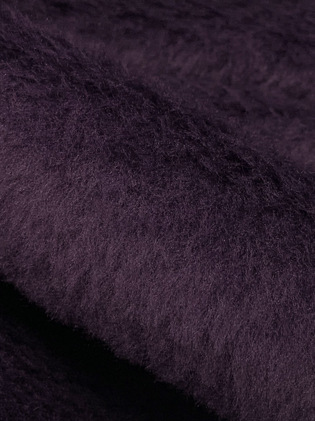 Dark Byzantium 100% Polyester High Loft Fleece - Polartec - 56W