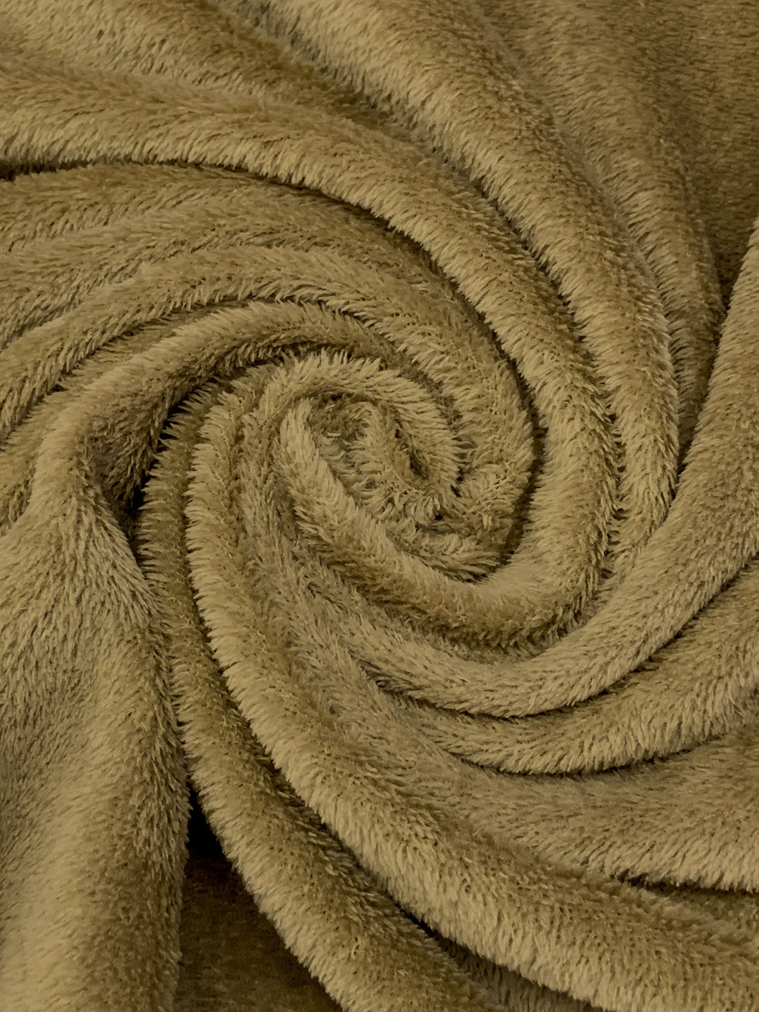 Camel 100% Polyester High Loft Fleece - Polartec - 60W