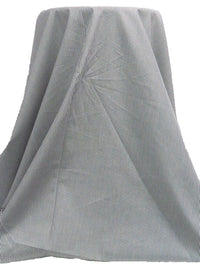 Black/White 100% Cotton Vertical Stripe Weave Yarn-Dyed Shirting - NY Designer - 59W