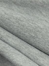 Arctic Gray 100% Cotton Heathered Fine Interlock Knit 56W