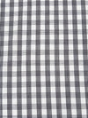 Black/White 100% Cotton Plaid Weave Yarn-Dyed Shirting - NY Designer - 59W