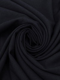 Muted Midnight Navy Rayon/Polyester Twill Suiting - Imported From Italy - The SEI - 56W