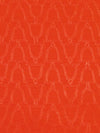 Vermilion Orange 100% Rayon Bells Weave Jacquard Drapey Blouse Weight Woven - NY Designer - 60W