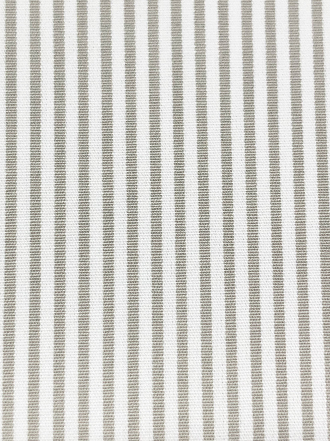 Taupe/White 100% Cotton Vertical Stripe Shirting - NY Designer - 58W