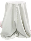 Taupe/White 100% Cotton Vertical Stripe Shirting - NY Designer - 58W
