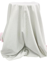 Taupe/White 100% Cotton Vertical Stripe Shirting - NY Designer - 58W