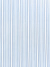 Palest Blue/White 100% Cotton Vertical Stripe Shirting - NY Designer - 58W