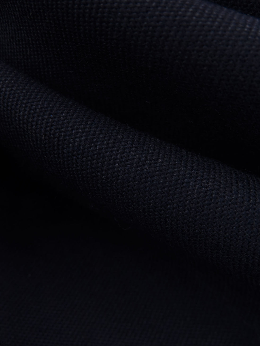 Dark Midnight Navy Wool/Nylon Twill Suiting - NY Designer - 60W