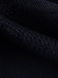 Dark Midnight Navy Wool/Nylon Twill Suiting - NY Designer - 60W