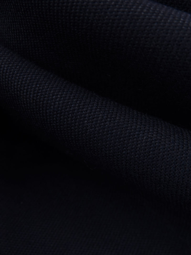Dark Midnight Navy Wool/Nylon Twill Suiting - NY Designer - 60W
