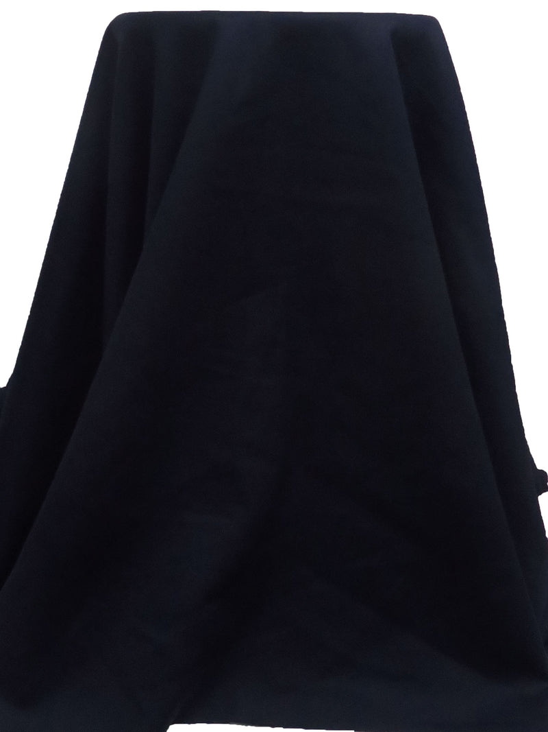 Dark Midnight Navy Wool/Nylon Twill Suiting - NY Designer - 60W