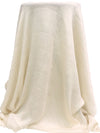 Almond 100% Rayon Satin-Faced Crinkle Sheer Woven - NY Designer - 46W